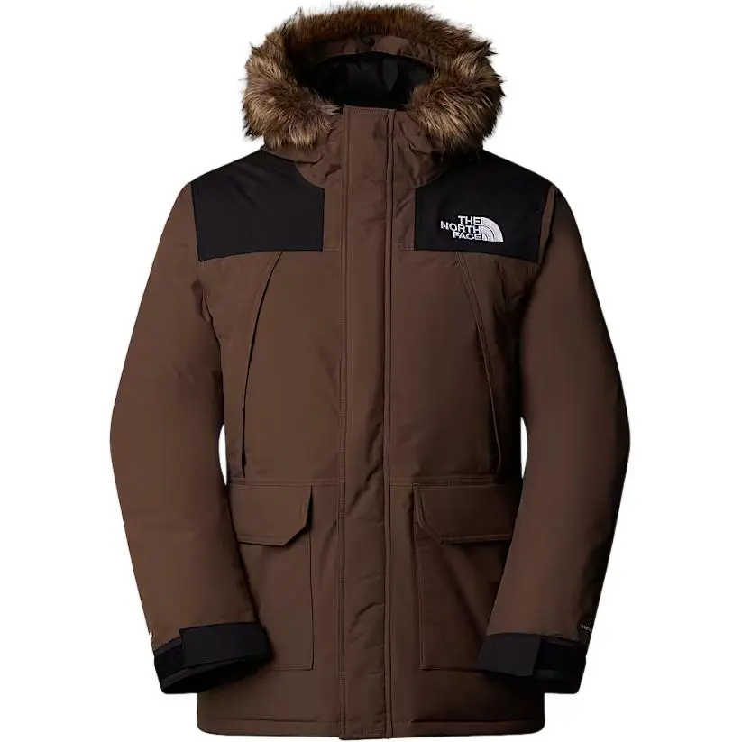 THE NORTH FACE FW24 Parka Coat Men's Smoked Brown/Black