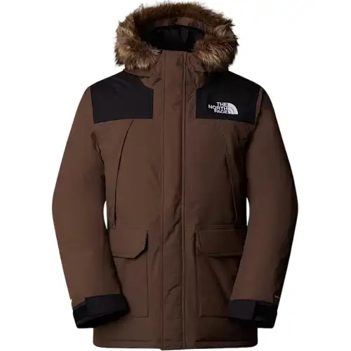 THE NORTH FACE FW24 Parka Coat Men's Smoked Brown/Black