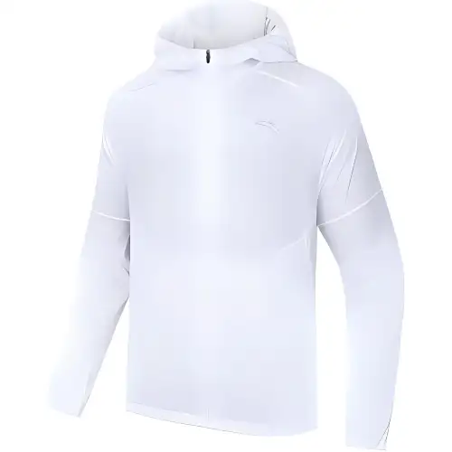 Anta Running Collection Trench Coat Men's Pure White
