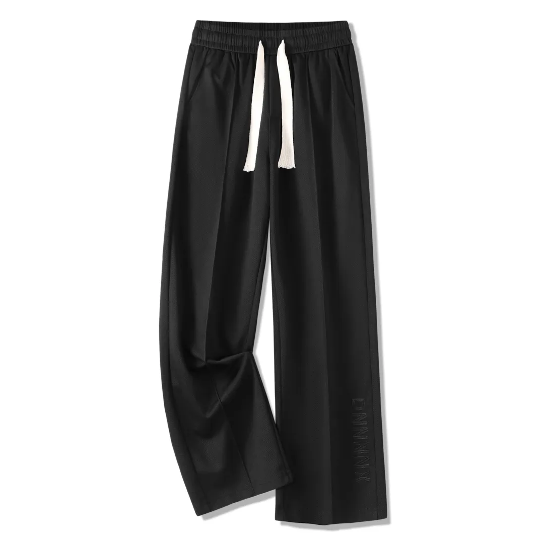 Dnnnnx Casual Pants Unisex Moderate Straight Fit Pants