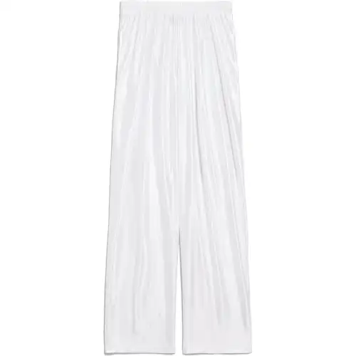 Balenciaga FW24 Knitted Sweatpants Loose Fit Unisex White