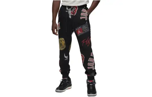 Jordan Brooklyn Fleece Knitted Sweatpants Men's Black