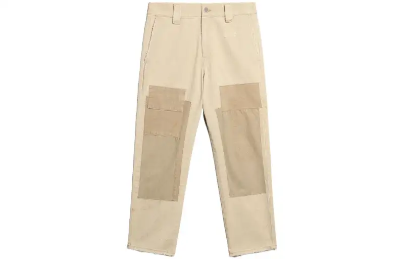 Golden Goose Casual Pants Men's Khaki Moderate Straight Fit Pants