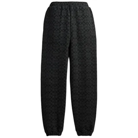 COACH SS24 Knitted Sweatpants Men's Charcoal Gray