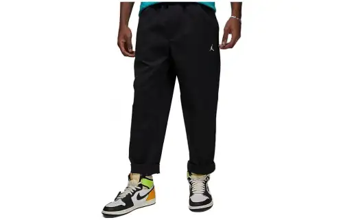 Jordan Casual Pants Men's Black Moderate Wide Leg Pants