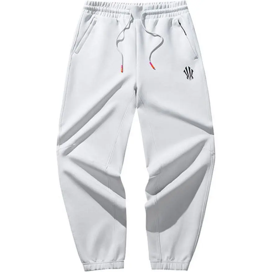 Anta Basketball Collection Knitted Sweatpants Unisex Beige Pink Gray