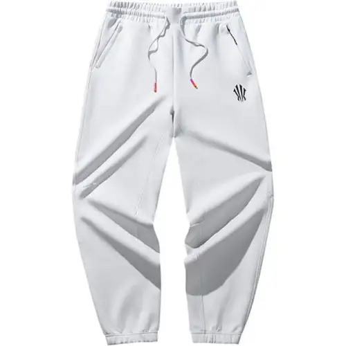 Anta Basketball Collection Knitted Sweatpants Unisex Beige Pink Gray