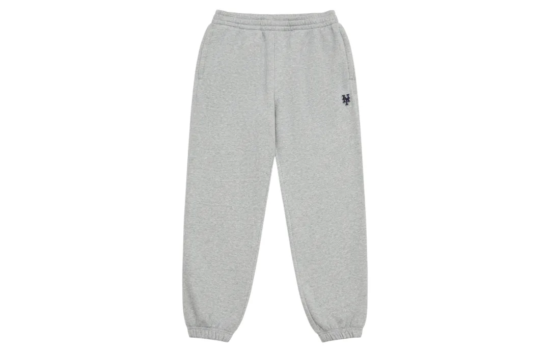 MLB Basic Collection New York Mets 24FW Knitted Sweatpants Unisex Heather Gray