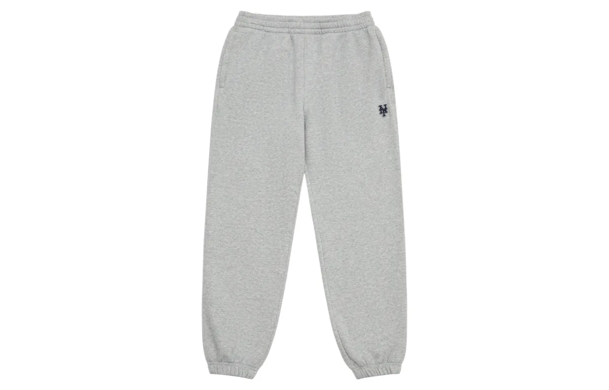 MLB Basic Collection New York Mets 24FW Knitted Sweatpants Unisex Heather Gray