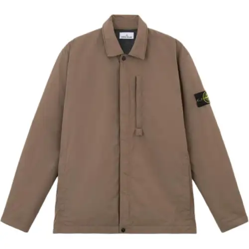 STONE ISLAND Long-Sleeved Twill Jacket