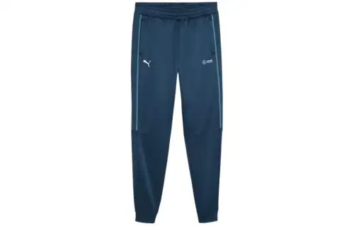 PUMA Knitted Sweatpants Men's Blue