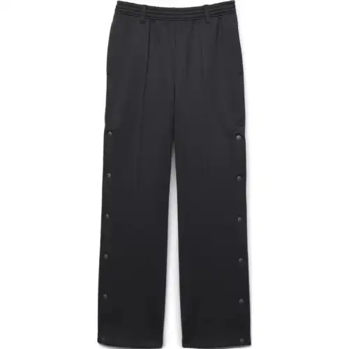 Asics AW24 SIDE SNAP KNIT PANTS Knitted Sweatpants Unisex Graphite Gray