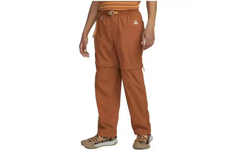 Nike Casual Pants Men's Orange Red