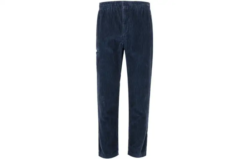 Timberland Casual Pants Men's Dark Sapphire Thickened And Fleece Lined Straight Fit Pants