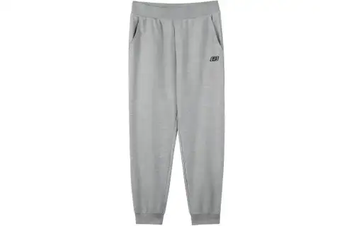 Skechers Colorful Knitted Sweatpants Men's Medium Heather Gray