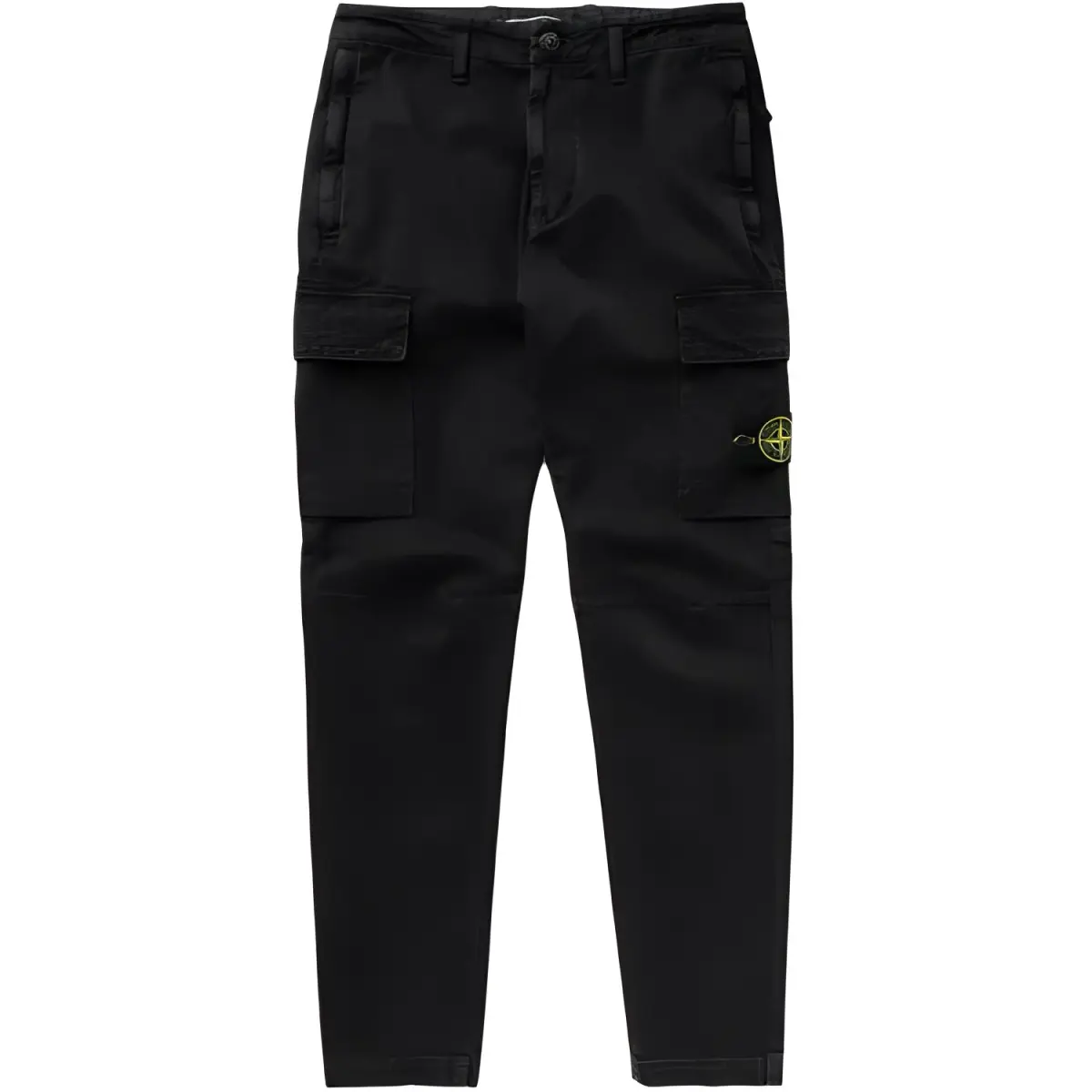 STONE ISLAND Logo Patch Tapered Trousers