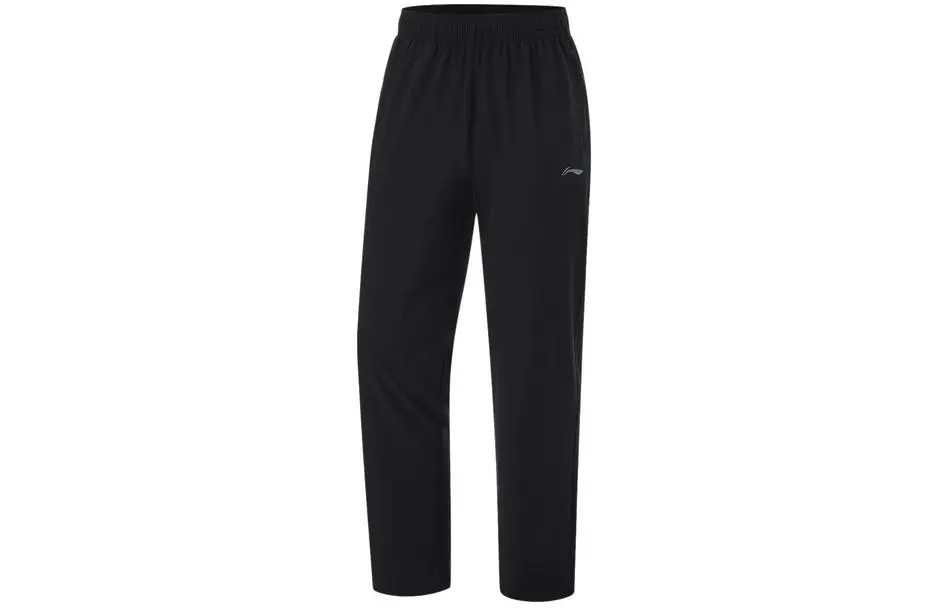 Li Ning Fitness Series Knitted Sweatpants Men's Black