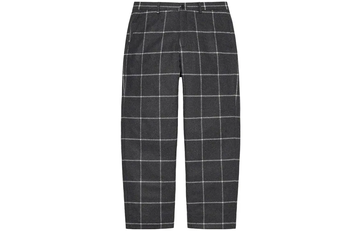 Supreme Windowpane Wool Trouser