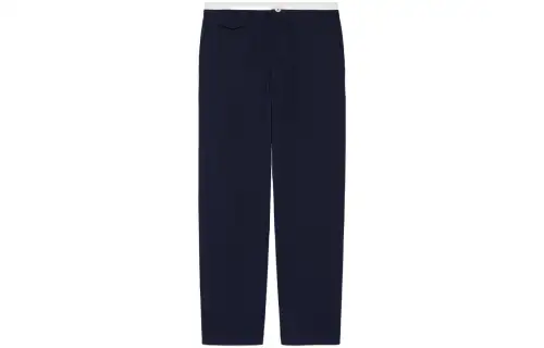 GUCCI FW24 Casual Pants Men's Dark Blue