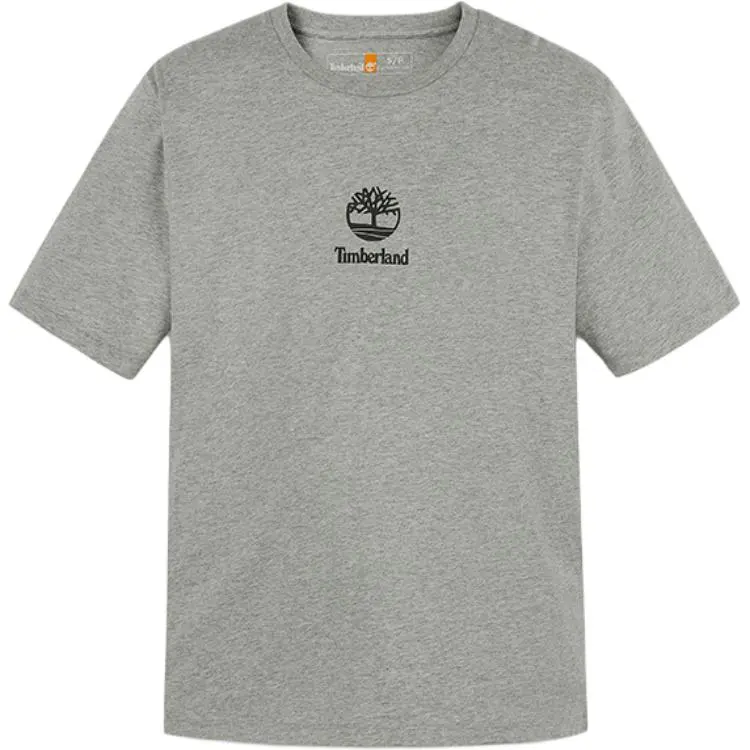 Timberland SS25 T Shirt Unisex Medium Heather Gray
