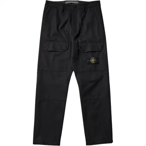 STONE ISLAND Logo Patch Cargo Pants