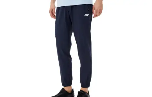 Skechers Knitted Sweatpants Men's Navy Blue