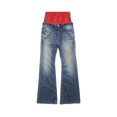 Balenciaga Layer Detailed Jeans