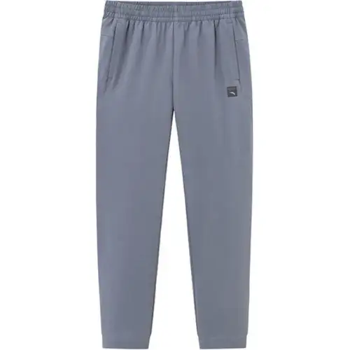 Anta Knitted Sweatpants Men's Men's Gray Clothing