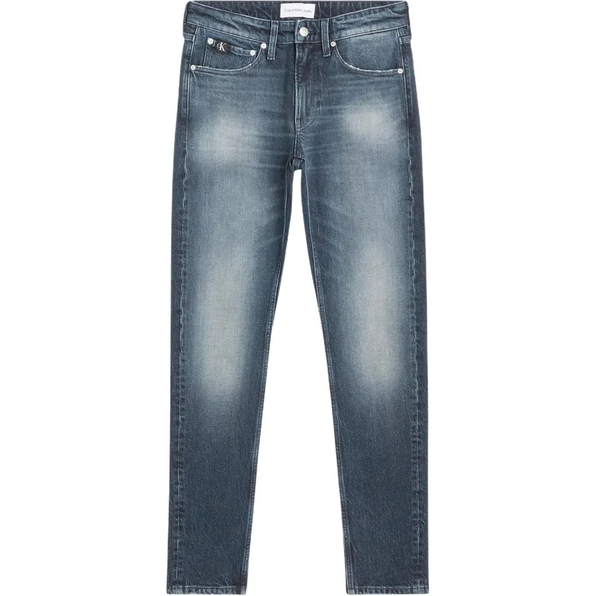 Calvin Klein mid-rise tapered-leg jeans