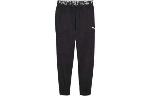 PUMA Knitted Sweatpants Men's Black