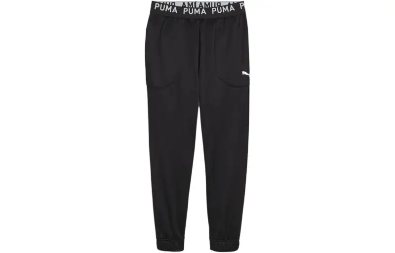 PUMA Knitted Sweatpants Men's Black