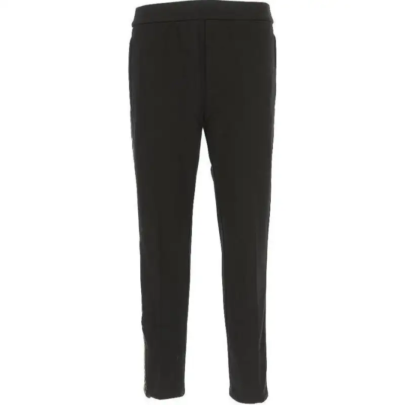 PRADA Casual Pants Men's Black Moderate Slim Fit Pants