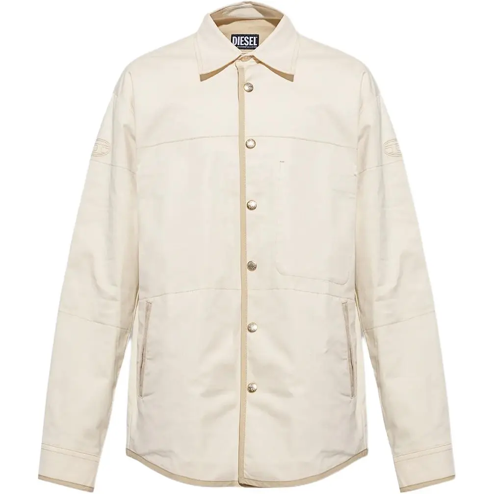 DIESEL S Doves Snapped Shirt Jacket