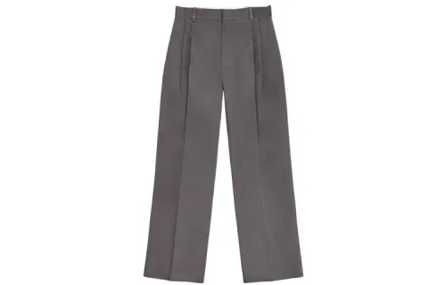 LOEWE Casual Pants Men's Gray Moderate Straight Fit Pants