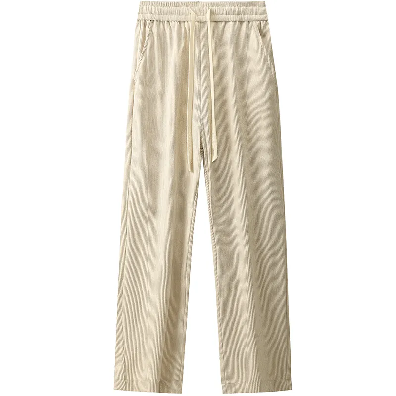 TEN MIRO Casual Pants Unisex Moderate Straight Fit Pants