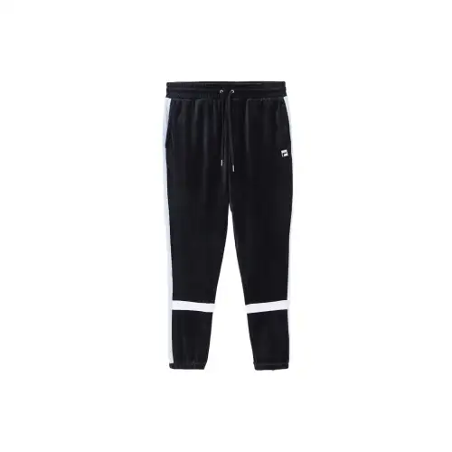 FILA Casual Pants Unisex Black White