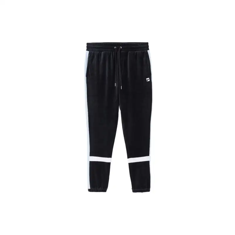 FILA Casual Pants Unisex Black White