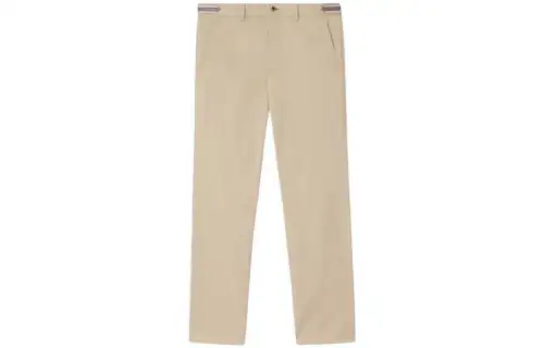 Burberry Stripe detail Cotton Chino Trousers