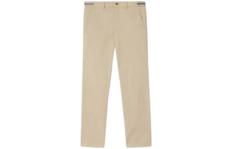 Burberry Stripe detail Cotton Chino Trousers