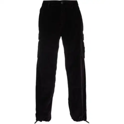 STONE ISLAND Cargo Pants Men's Black