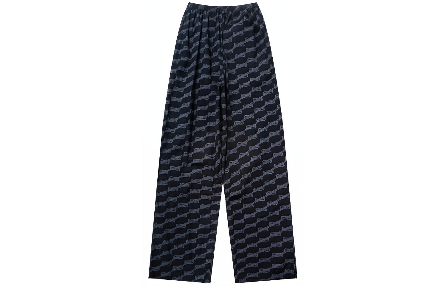 Мужские штаны Balenciaga Monogram (черные)