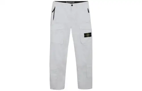 STONE ISLAND Casual Pants Men's White