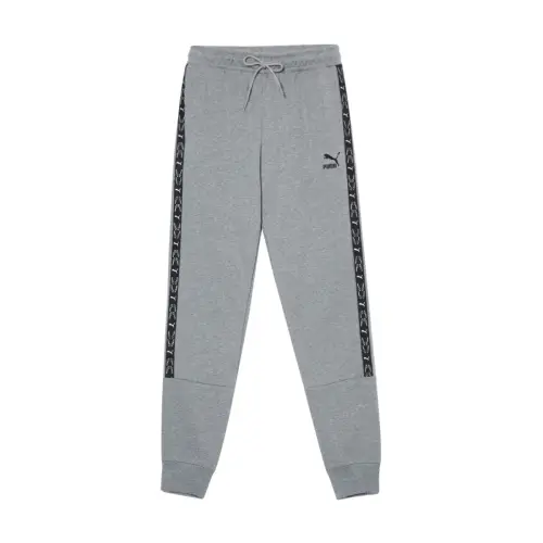 PUMA Knitted Sweatpants Men's Gray