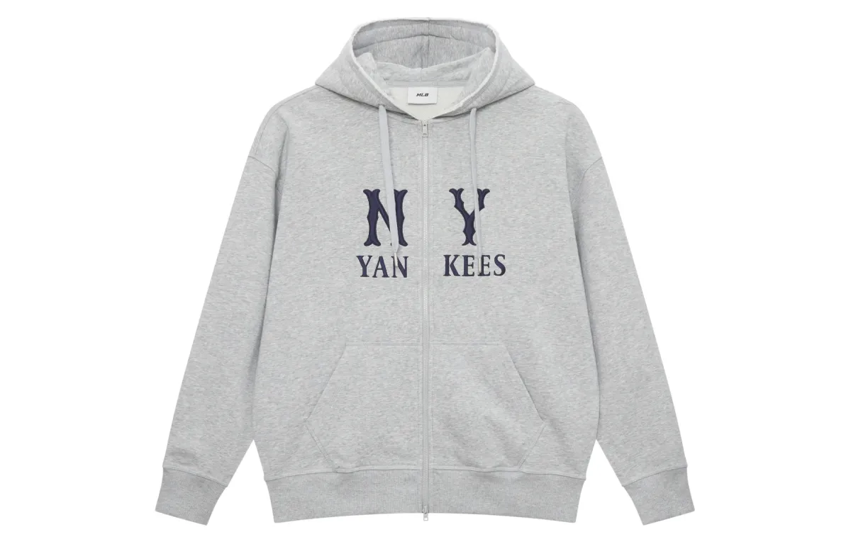MLB New York Yankees Basic Collection SS25 Sweatshirt Unisex Heather Gray