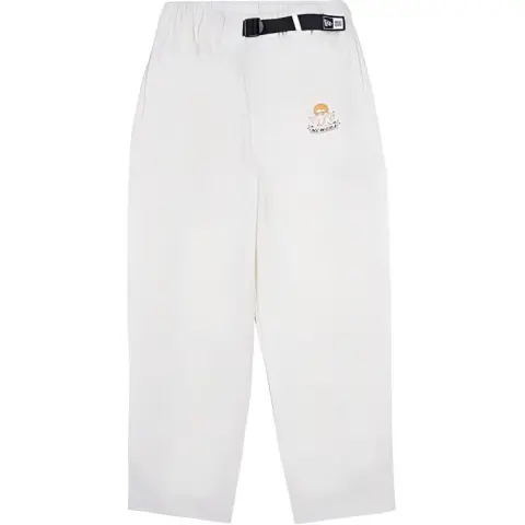 New Era Casual Pants Unisex Ivory White Moderate Cuffed Pants