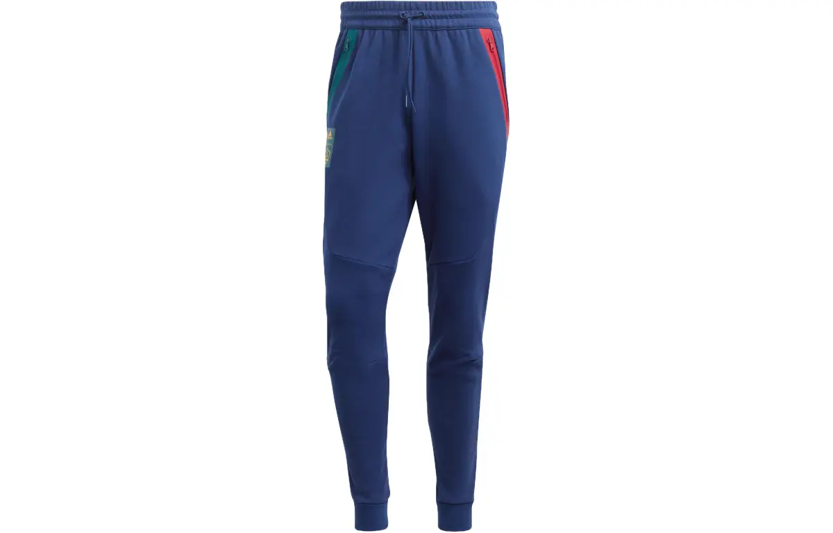 Adidas Knitted Sweatpants Men's Blue