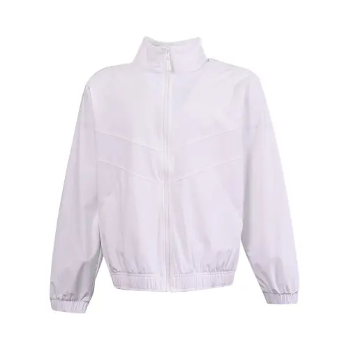 New Balance Jackets Men's White Stand Collar Moderate Other