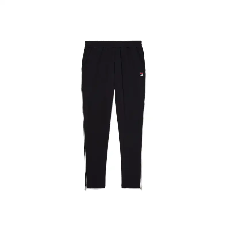 FILA Casual Pants Men's Black Moderate Straight Fit Pants