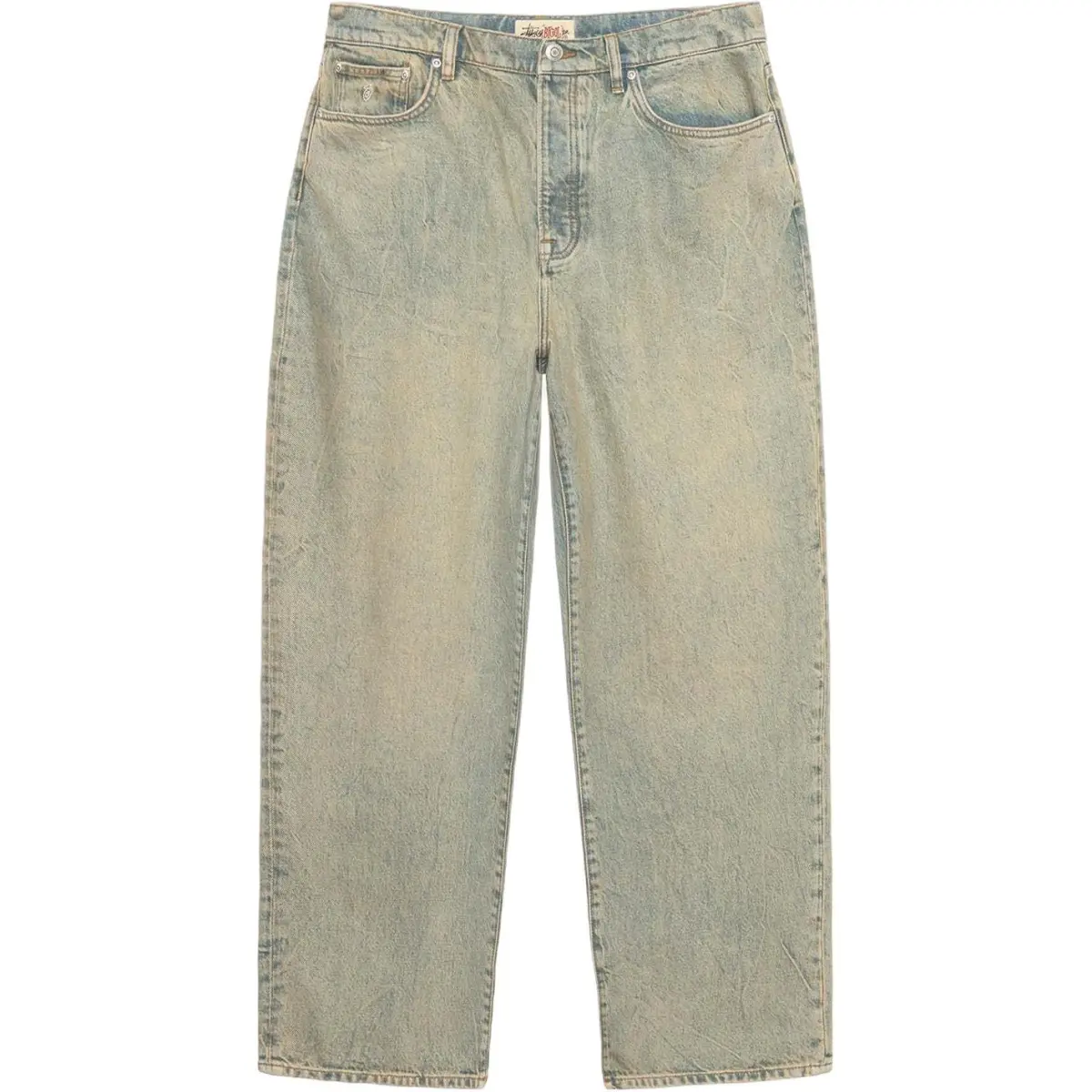 Stussy Jeans Unisex Blue Moderate Straight Fit Pants