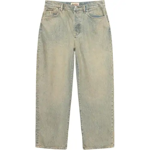Stussy Jeans Unisex Blue Moderate Straight Fit Pants